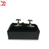 Leather Cufflinks Storage Holder Case Organizer Box