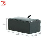 Leather Cufflinks Storage Holder Case Organizer Box