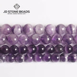 Amethyst Stone Bead Round Purple Crystal Spacer