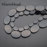 Natural Agate Stone Flat Oval Shape Loose Beads 10x14mm 18x25mm 3 Strand/lot