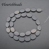 Natural Agate Stone Flat Oval Shape Loose Beads 10x14mm 18x25mm 3 Strand/lot
