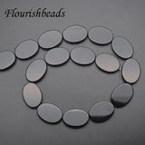 Natural Agate Stone Flat Oval Shape Loose Beads 10x14mm 18x25mm 3 Strand/lot