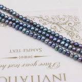 Freshwater Purple Pearl Beads Round Loose Pearls DIY Jewelry Making