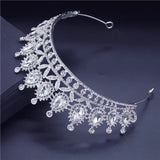 Rhinestone Queen Bridal Wedding Crown Tiara Headband