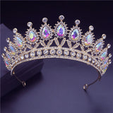 Rhinestone Queen Bridal Wedding Crown Tiara Headband