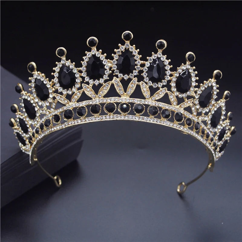 Rhinestone Queen Bridal Wedding Crown Tiara Headband
