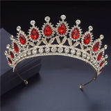 Rhinestone Queen Bridal Wedding Crown Tiara Headband