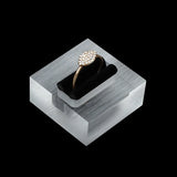 Acrylic Ring Stand Display Holder Tray Case Bague Jewellery Showcase