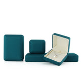 Velvet Wedding Bride Jewelry Box for Rings Necklaces Pendants