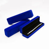 Velvet Long Chain Jewelry Box Necklace Pendant Storage Organizer