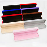 Velvet Long Chain Jewelry Box Necklace Pendant Storage Organizer