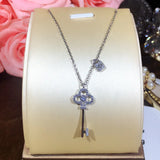 Zircon Decorative Necklace 925 Sterling Silver Pendant