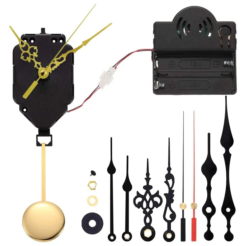 Quartz Pendulum Trigger Clock Movement Chime Music Box DIY Wall Repair Parts