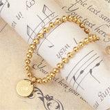 Queen Elizabeth ii Portrait Coin Bracelet Stainless Steel Jewelry