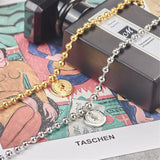 Queen Elizabeth ii Portrait Coin Bracelet Stainless Steel Jewelry