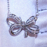 Queen Heart Silver Chocker Necklace Lab Diamond Wedding Pendant