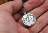 Queen Portrait 925 Silver Pendant Elizabeth Round Charm Pendants