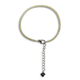 Queenme 925 Silver Bracelet with Pure Zircon for Women