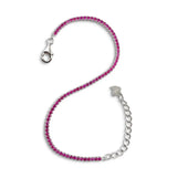 Queenme 925 Silver Bracelet with Pure Zircon for Women
