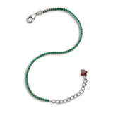 Queenme 925 Silver Bracelet with Pure Zircon for Women