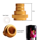 CO2 Soda WaterSparkler DUO Adapter Tank Canister Conversion for Soda Machine