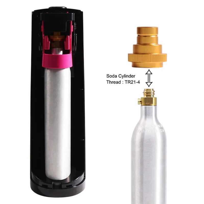 CO2 Soda WaterSparkler DUO Adapter Tank Canister Conversion for Soda Machine