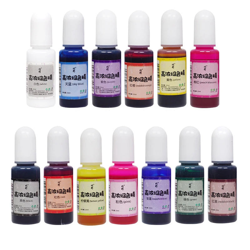 UV Resin Pigment Set 13 Colors DIY Crafts Jewelry Making Tool