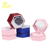 Hexagon Jewelry Storage Box Ring Earrings Pendant Necklace Box