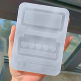 Quicksand Ornament Silicone Mold Resin Casting Hollow Shaking Cup Pendant Mold