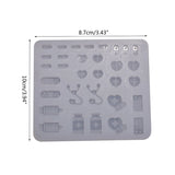 Quicksand Resin Art Mold Silicone Epoxy Resin Keychain Mold