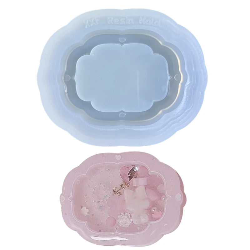 Quicksand Resin Casting Molds - Epoxy Pendant Keychain Mold