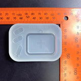 Crystal Silicone Hollow Mold for Resin Art Shaker Epoxy Pendant