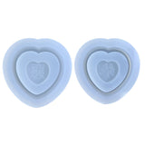 Quicksand Resin Shaker Silicone Love Heart Craft Keychain Decorations