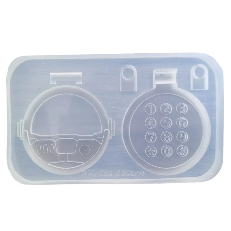 Quicksand Shaker Crystal Epoxy Resin Mold DIY Hanging Pendant Silicone Mould