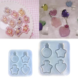 Quicksand Crystal Epoxy Resin Mold DIY Pendant Silicone Mould