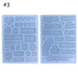 Quicksand Shaker Filler Epoxy Resin Mold Silicone Mould DIY Casting