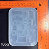 Quicksand Shaker Filler Epoxy Resin Mold Silicone DIY Casting Tools