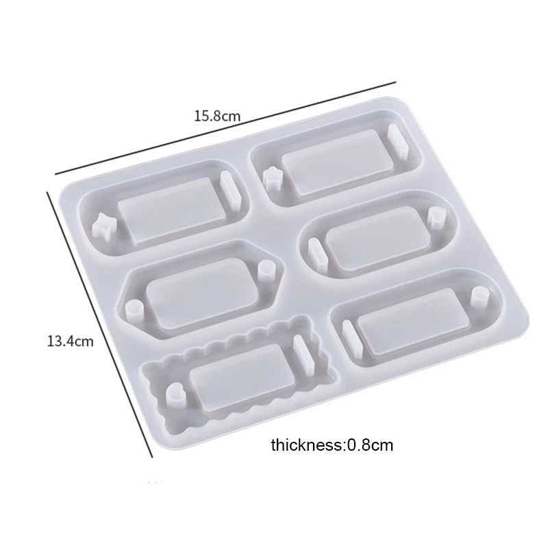 Quicksand Silicone Mold Pendant Keychain Epoxy Resin Mold