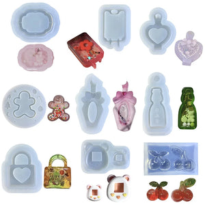 Silicone Perfume Bottle Resin Casting Mold for DIY Jewelry Making