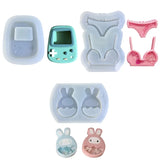 Silicone Perfume Bottle Resin Casting Mold for DIY Jewelry Making