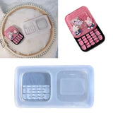 Quicksand Silicone Molds Shaker Resin Epoxy Mold for DIY Keychain