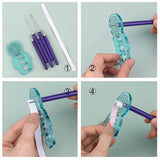 Quilling Tools Set, DIY Crafts Paper Flower Tools, 5Pcs Slotted Tools
