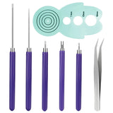 Quilling Tools Set, DIY Crafts Paper Flower Tools, 5Pcs Slotted Tools