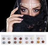 R2LE 4Pcs Round Hijab Pins Multi-Use Magnet Scarf Brooch Clip