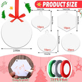Clear Acrylic Christmas Bauble Tree Decoration Ornament