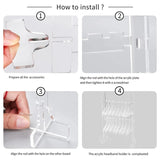Acrylic Earrings Necklace Display Stand Organizer