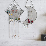 Earring Organizer Wall Mount Holder for Necklace Bracelet