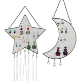 Earring Organizer Wall Mount Holder for Necklace Bracelet