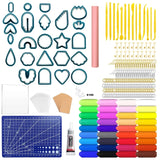 Polymer Clay Earring Making Kit with Cutters & Accessories