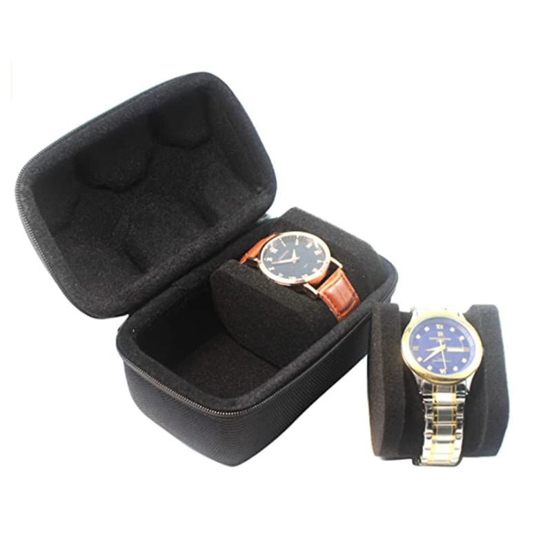 R2LE Hard Watch Travel Case Portable Organizer Fits Up to 55mm Face